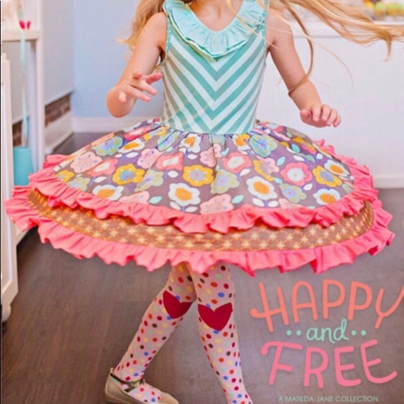 Matilda Jane Other - Matilda Jane Happy and Free dress and tights